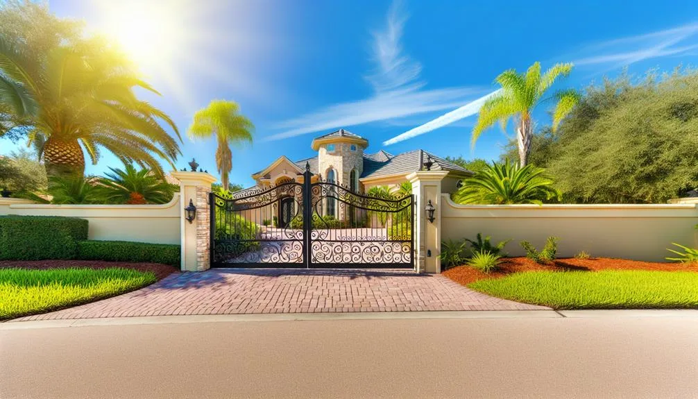 Driveway_Gates_Tampa_0002 driveway gate installation in Tampa FL