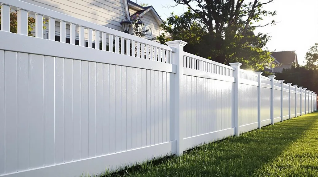 types of vinyl fencing
